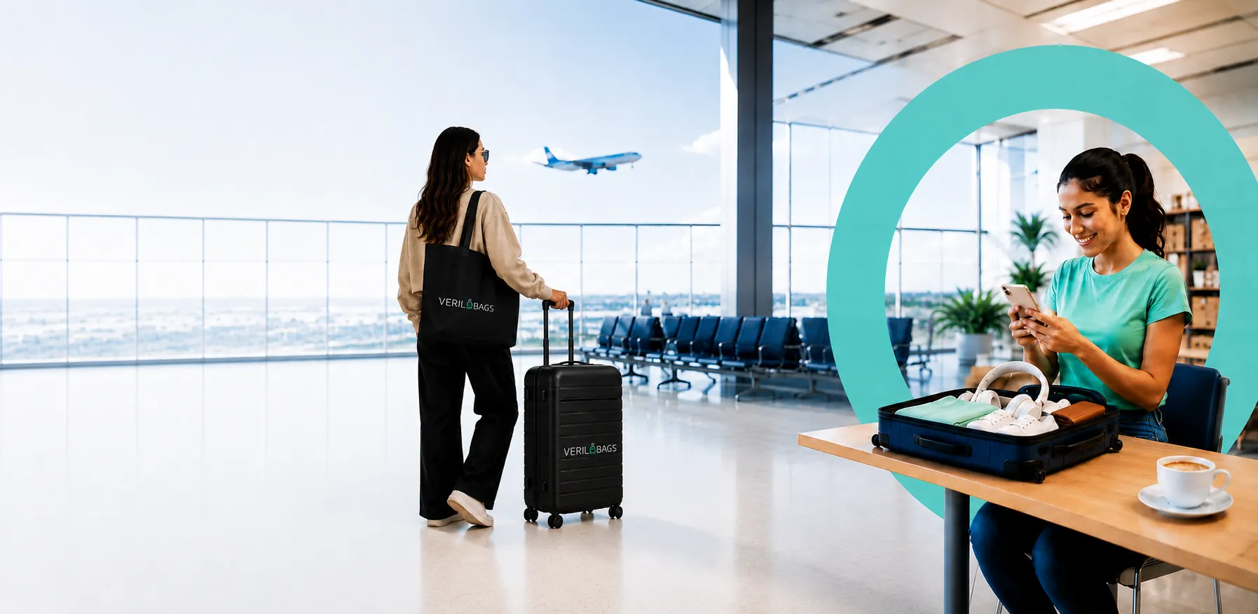 Travelers and buyers using Verilobags